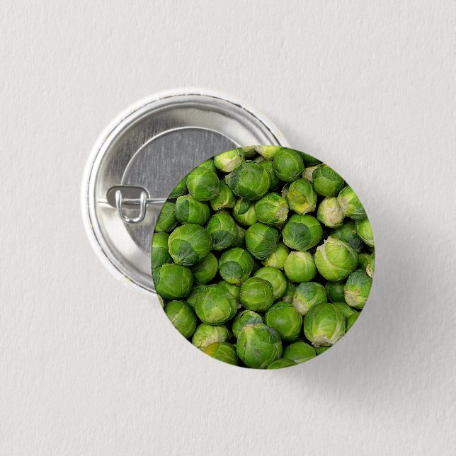 Lots of Brussels Sprouts 3 Cm Round Badge (Front & Back)
