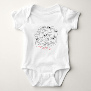 Lots of Cats Baby Bodysuit