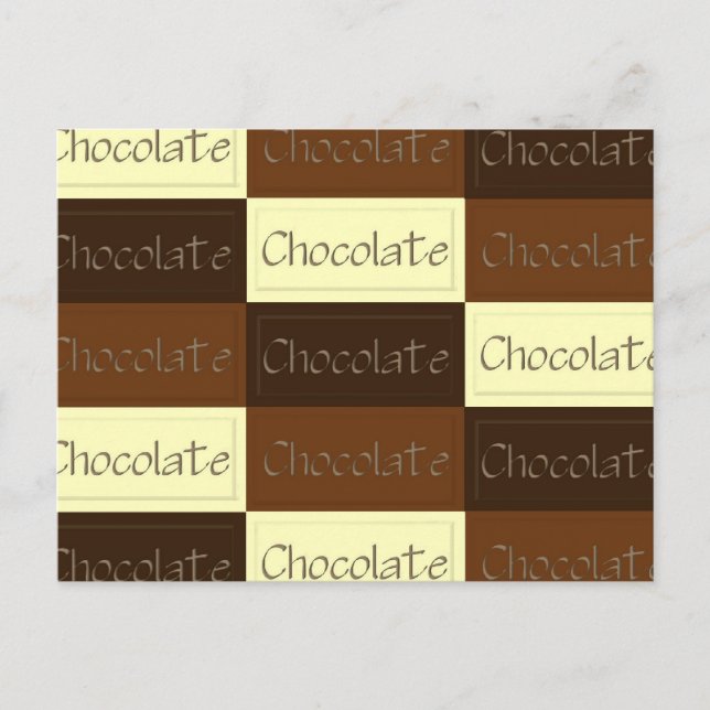 Lots of Chocolate Recipe Card (Front)