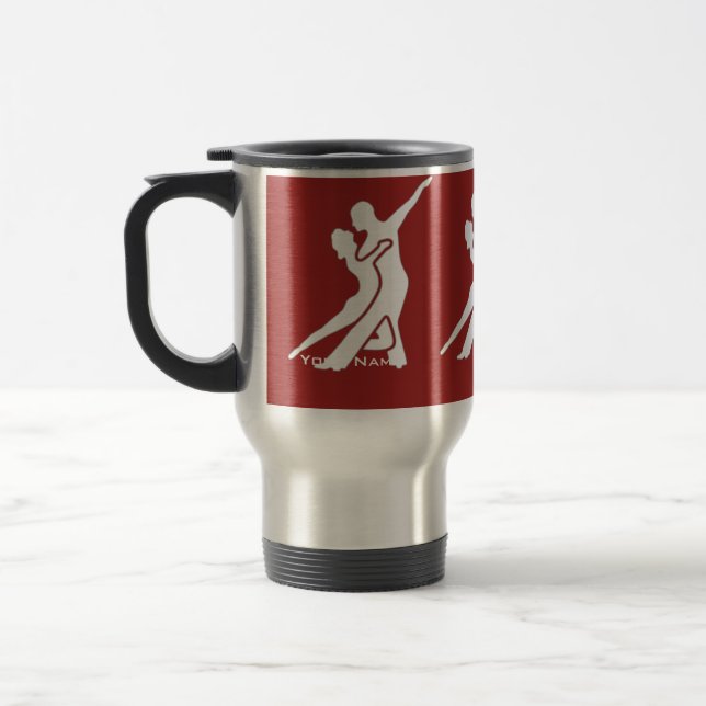 Lots of Dancers - Clear Travel Mug (Left)