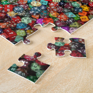 Lots of dice jigsaw puzzle