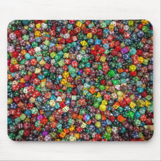 Lots of dice! mouse mat
