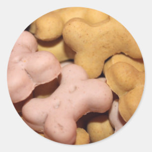 Lots of Dog Treats, Biscuits, Bones Classic Round Sticker