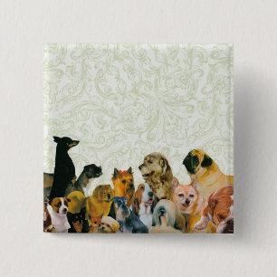 Lots of Dogs Collage button