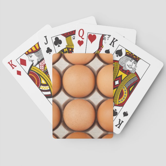 Lots of eggs playing cards (Back)