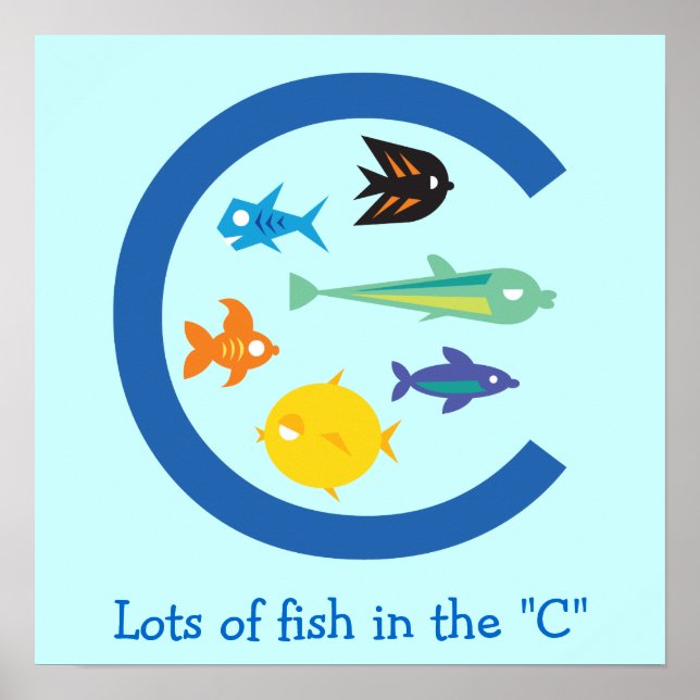 Lots of Fish in the "C" Poster (Front)