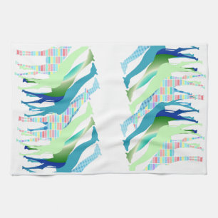 Lots of Giraffes Design 1 Tea Towel