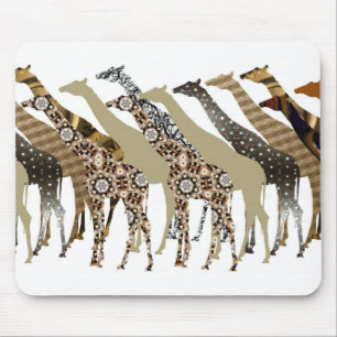 Lots of Giraffes Design 3 Mouse Mat