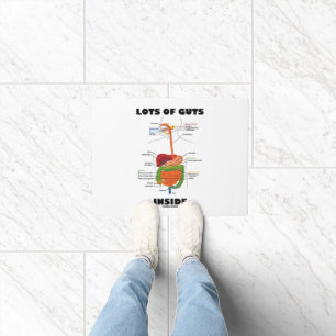 Lots Of Guts Inside Digestive System Humour Doormat