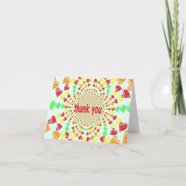 Lots of Hearts Thank You (Front)