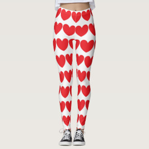 Lots of Hearts Valentine's Day Leggings