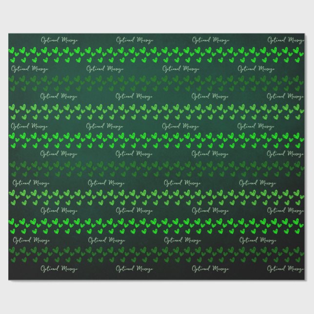 Lots of hearts Wrapping Paper (Flat)