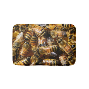 Lots of Honey Bees Bath Mat