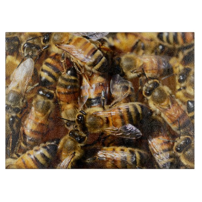Lots of Honey Bees Cutting Board (Front)