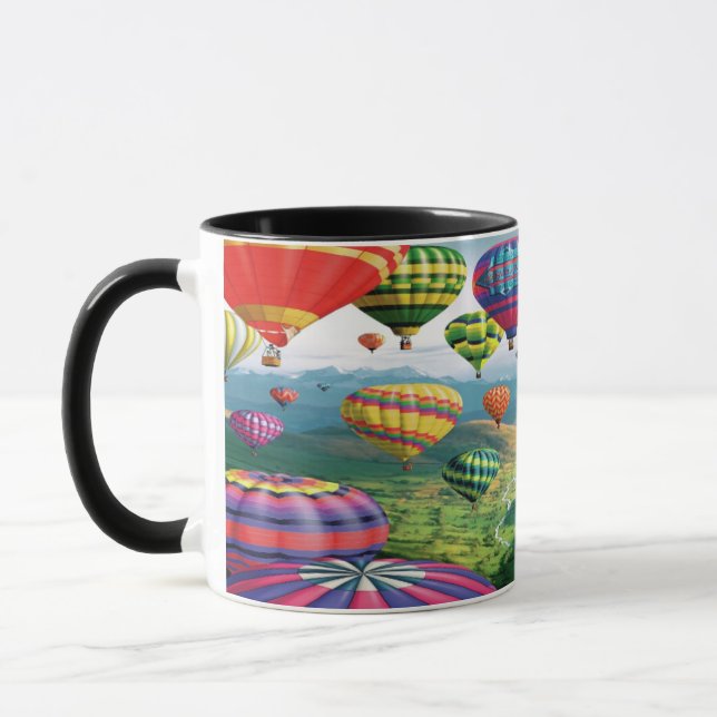 Lots Of Hot Air Balloons Mug (Left)
