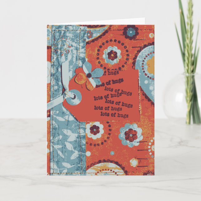 Lots of Hugs Thank You Card (Front)