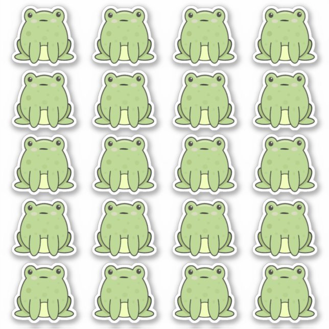 Lots Of Kawaii Frogs (Front)