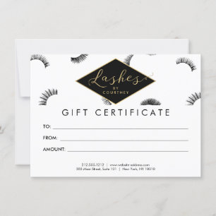 Lots of Lashes Lash Salon White/Black Gift Card