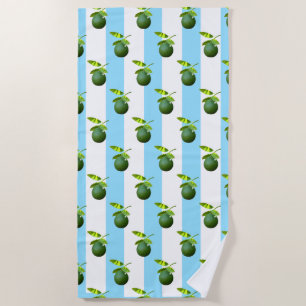 Lots of Lime Beach Towel