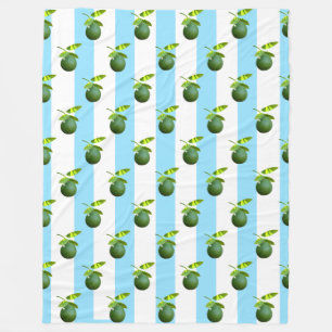 Lots of Lime Fleece Blanket