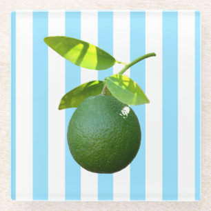 Lots of Lime Glass Coaster