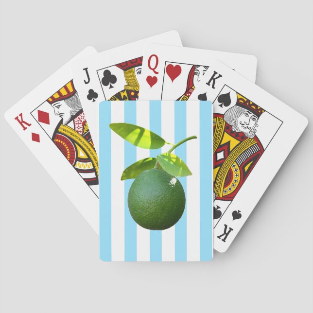 Lots of Lime Playing Cards (Back)