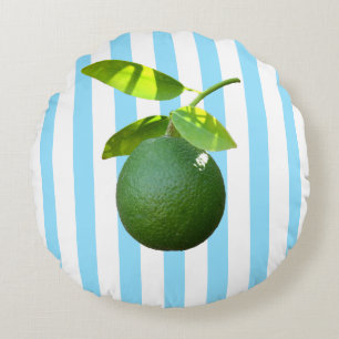 Lots of Lime Round Cushion