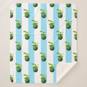 Lots of Lime Sherpa Blanket