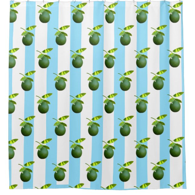 Lots of Lime Shower Curtain (Front)
