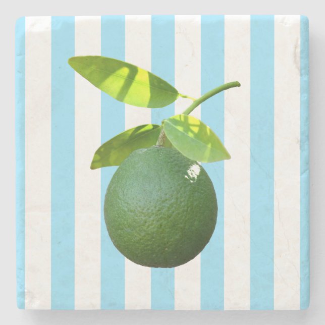 Lots of Lime Stone Coaster (Front)