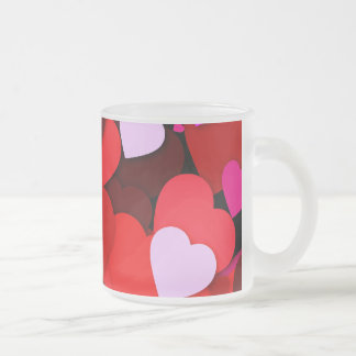 Lots of Love Frosted Glass Coffee Mug