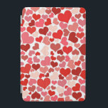 Lots of Love iPad Mini Cover<br><div class="desc">Cute mini pink and red hearts in a mosaic pattern.</div>
