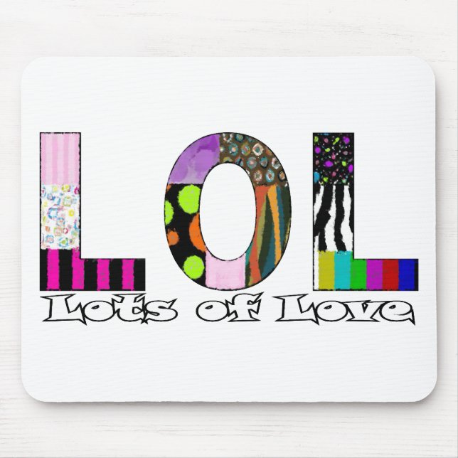 Lots of Love Mouse Mat (Front)
