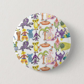 Lots of Monsters 6 Cm Round Badge
