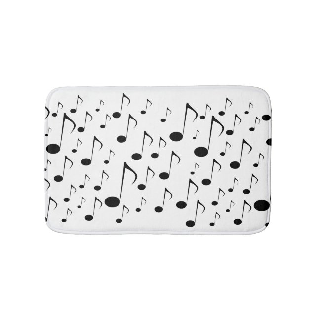 Lots of Musical Notes Bath Mat (Front)