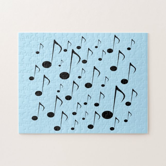 Lots of Musical Notes Jigsaw Puzzle (Horizontal)