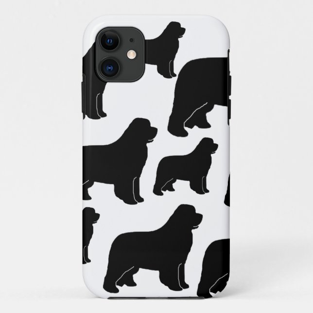 Lots of Newfoundland dogs Case-Mate iPhone Case (Back)