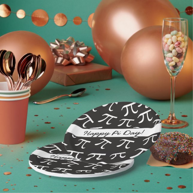 Lots of Pi - Math - Happy Pi Day Paper Plate (Multi)