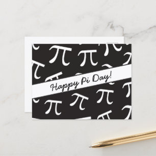 Lots of Pi - Math - Happy Pi Day Postcard