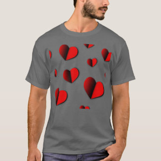 Lots of Red Hearts Valentinex27s day T-Shirt