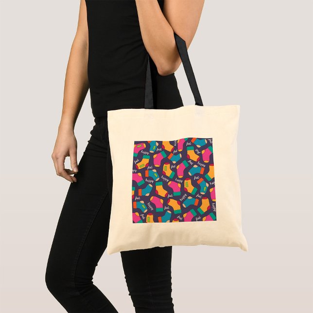 Lots Of Socks Happy Feet Tote Bag (Creator Uploaded)