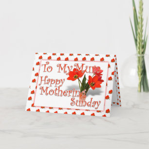 Lots of Tulips for Mum for Mothering Sunday Card