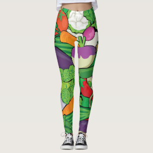 Lots of Vegetables - Gardener, Farmer, Vegetarian Leggings