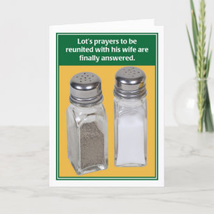 Lot's Prayer Jewish Biblical Birthday Card