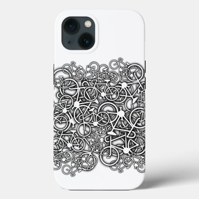 Lotsa Bikes Customisable iPhone Case (Back)