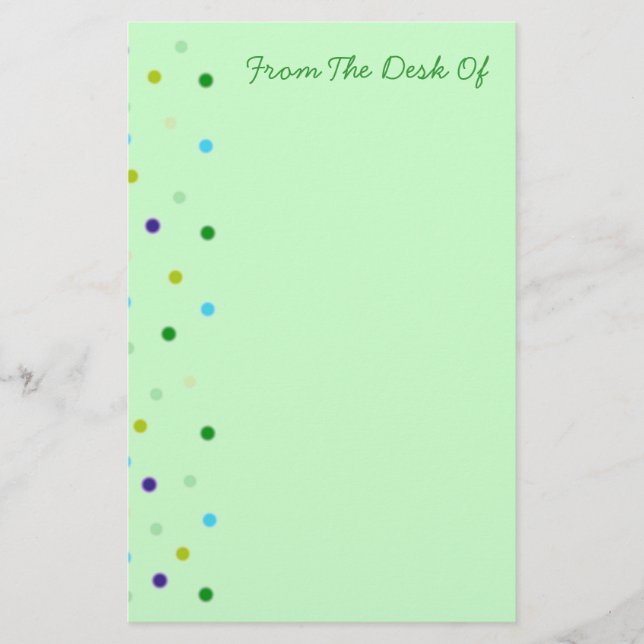 Lotsa Dots Stationery (Front)