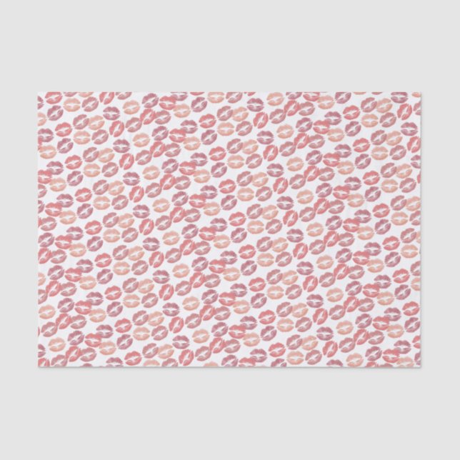 Lotsa Kisses in Rose Golds Tissue Paper (Front)