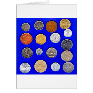 lotsa old foreign coins