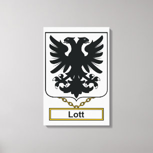 Lott Family Crest Canvas Print