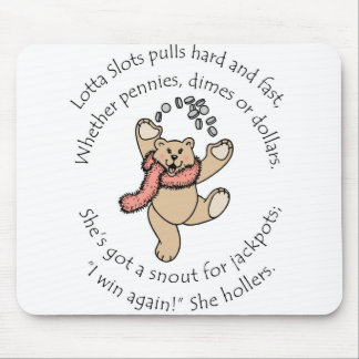 Lotta Slots Lucky Teddy Mouse Mat